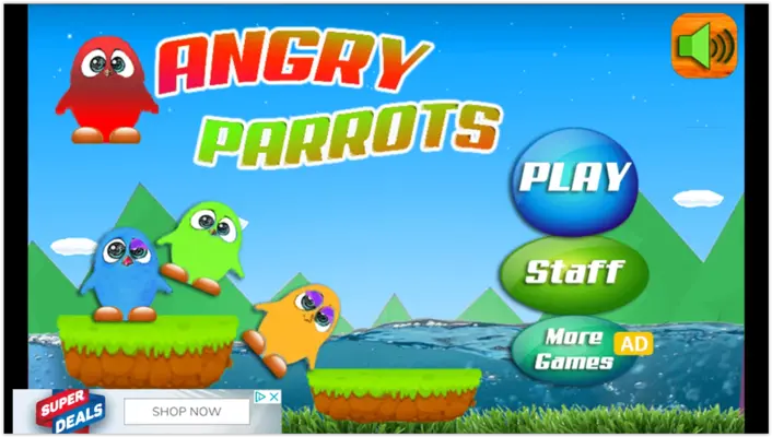 Angry Parrots - Slingshot Game! android App screenshot 0