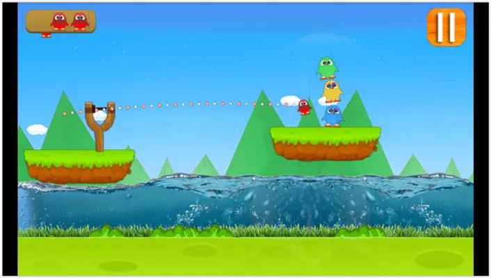 Angry Parrots - Slingshot Game! android App screenshot 3